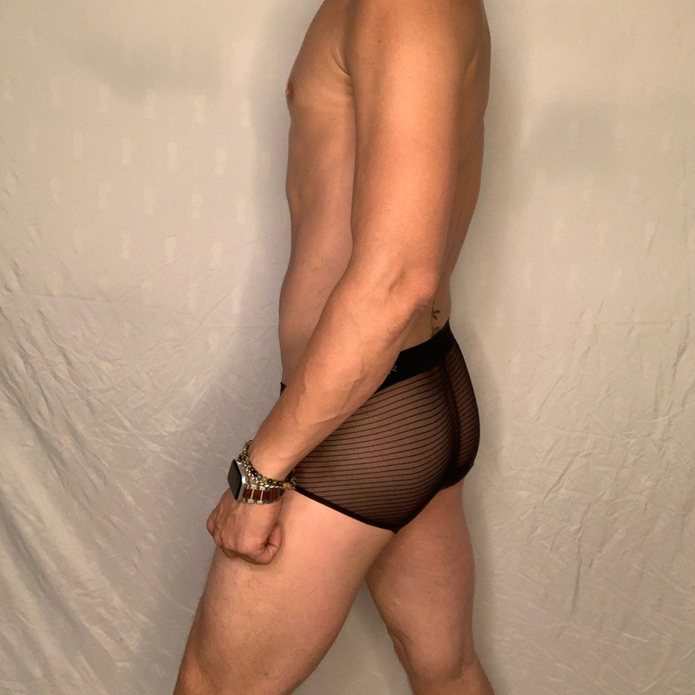 Clever Mesh Panel Briefs - Picture 2 of 5